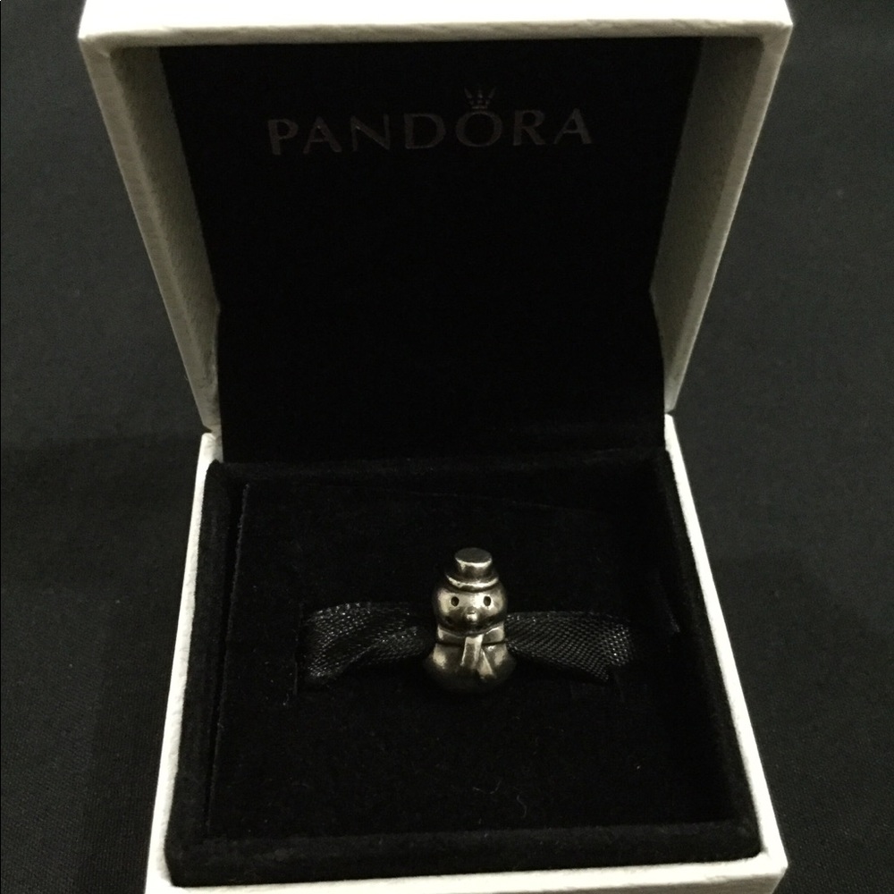 Authentic pandora snowman charm